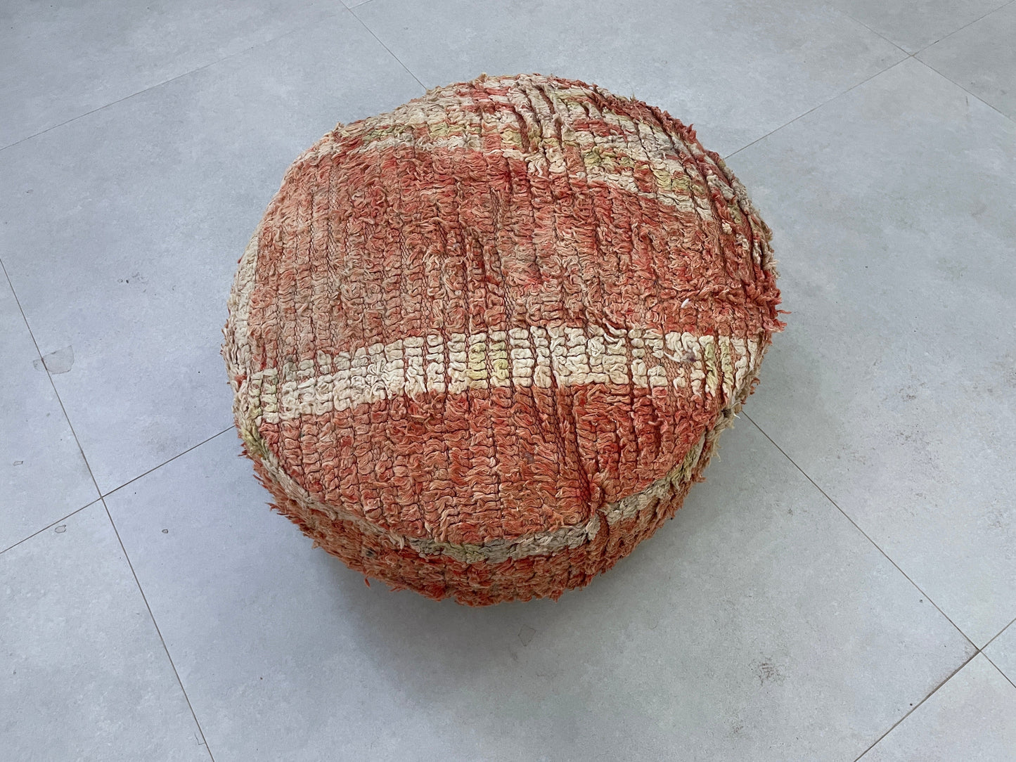 Round moroccan pouf cover - R29