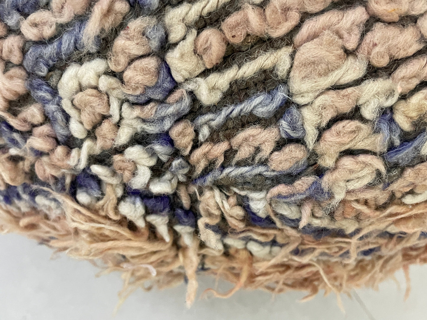 Round moroccan pouf cover - R12