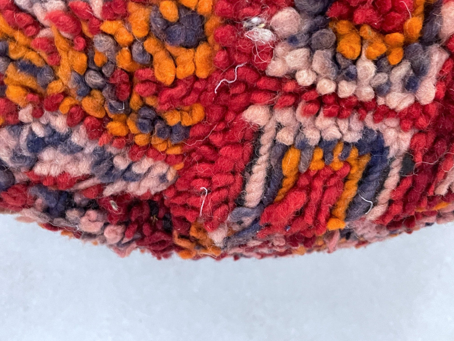 Round moroccan pouf cover - S57