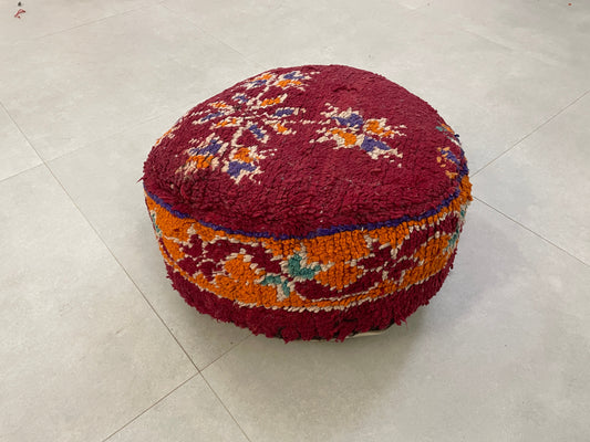 Round moroccan pouf cover - R67