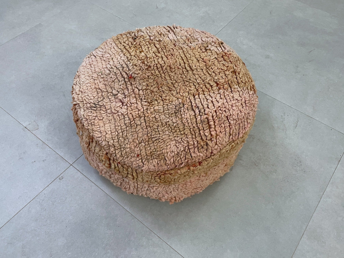 Round moroccan pouf cover - S63