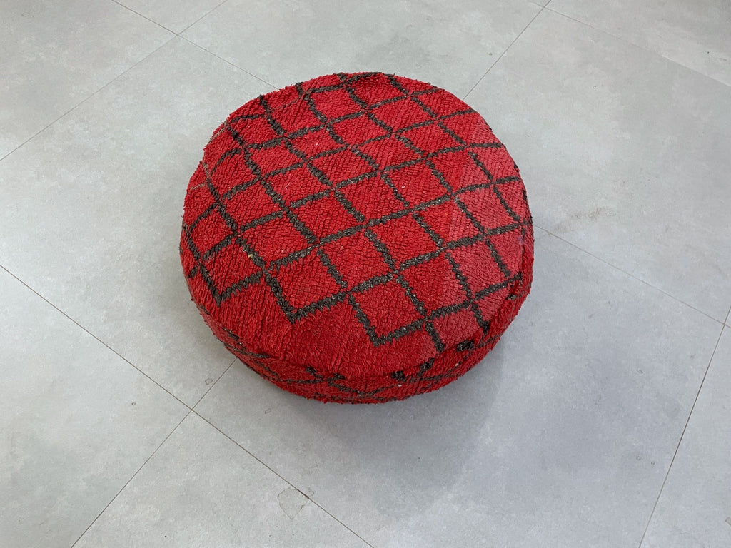 Round moroccan pouf cover - S66