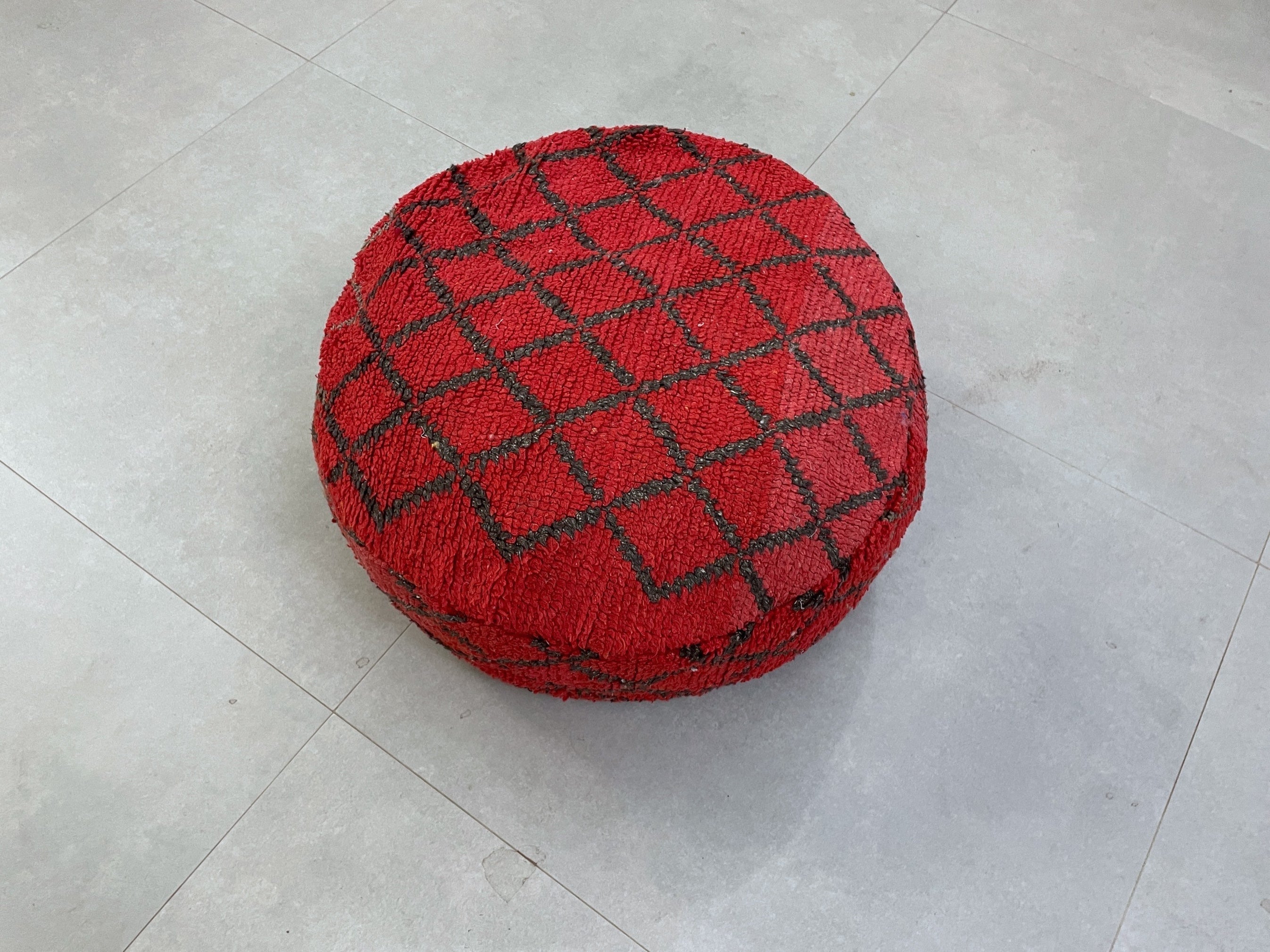 Round moroccan pouf cover - S66