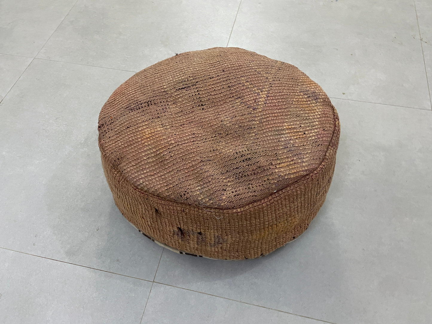 Round moroccan pouf cover - T18