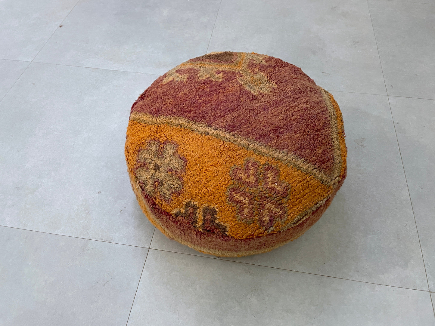 Round moroccan pouf cover - R8