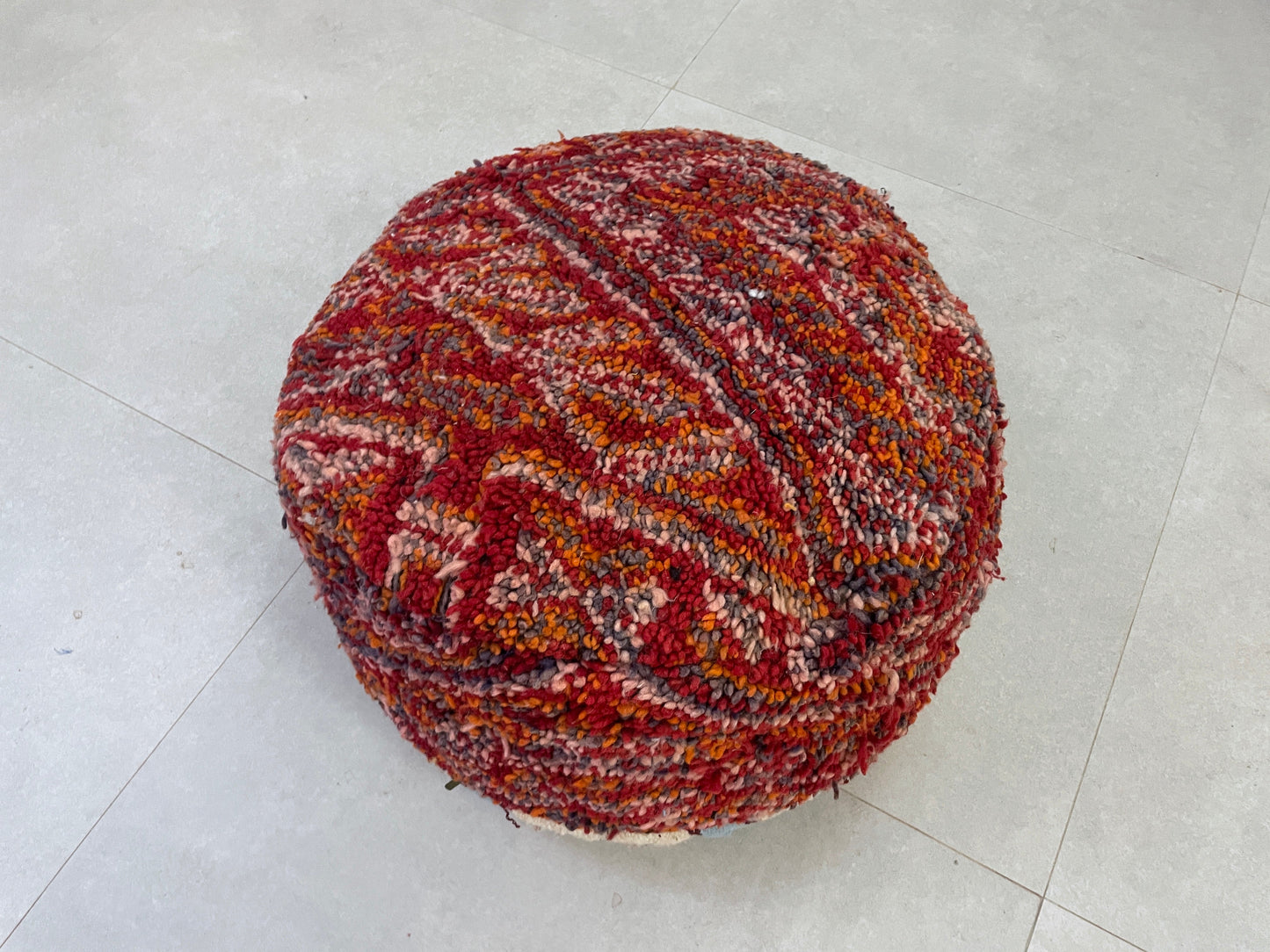 Round moroccan pouf cover - T66