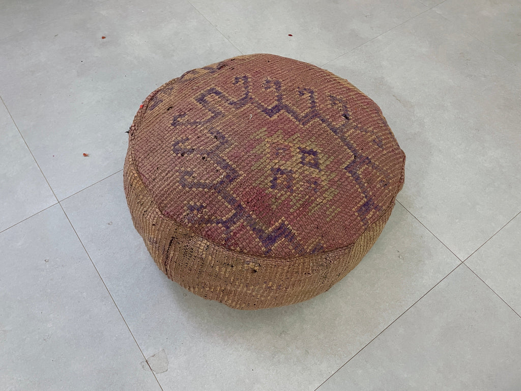 Round moroccan pouf cover - R50