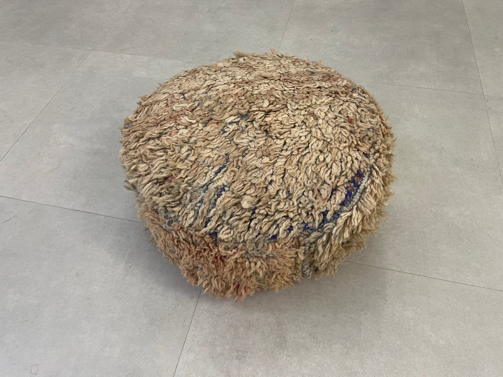 Round moroccan pouf cover - R6