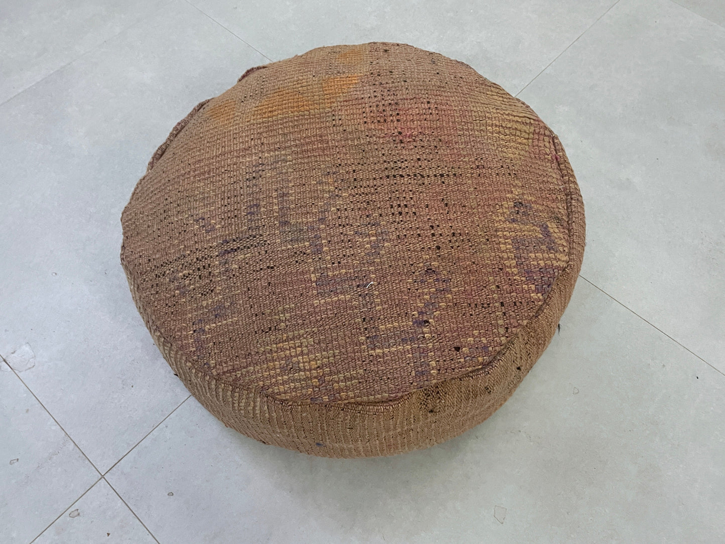 Round moroccan pouf cover - R64