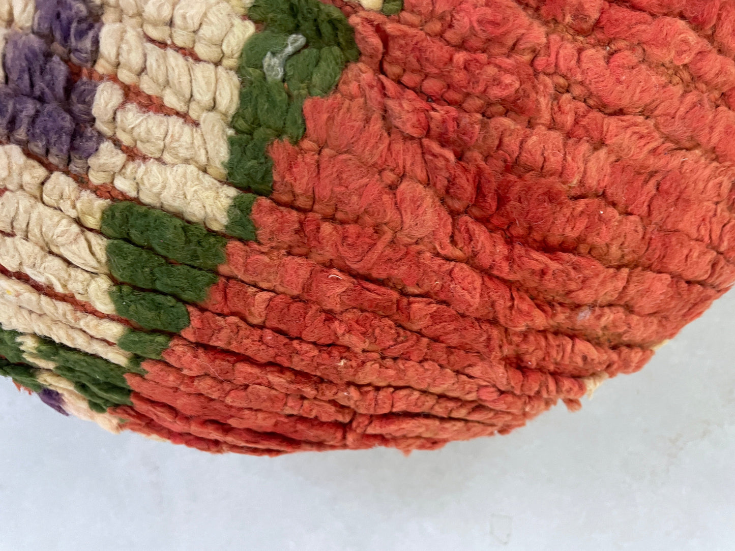 Round moroccan pouf cover - R61