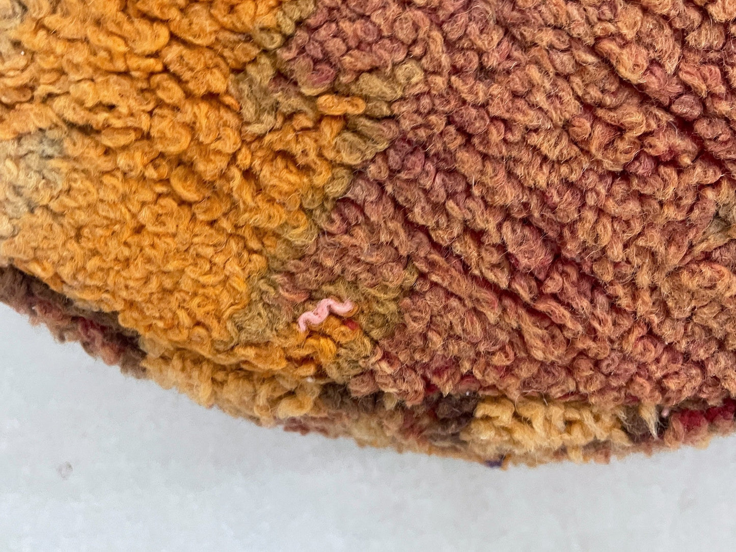 Round moroccan pouf cover - S31