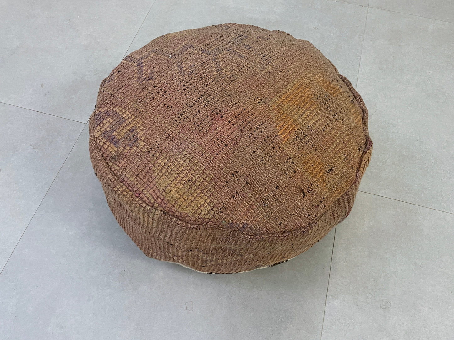 Round moroccan pouf cover - R64