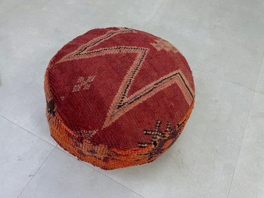 Round moroccan pouf cover - R13