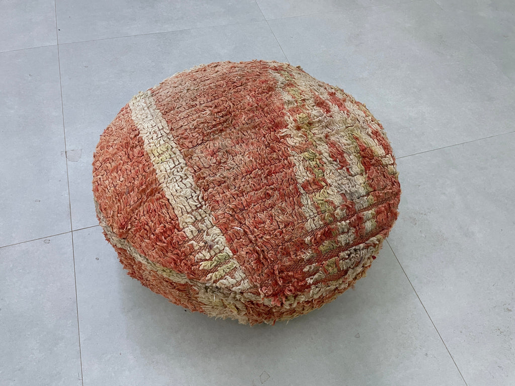 Round moroccan pouf cover - R29
