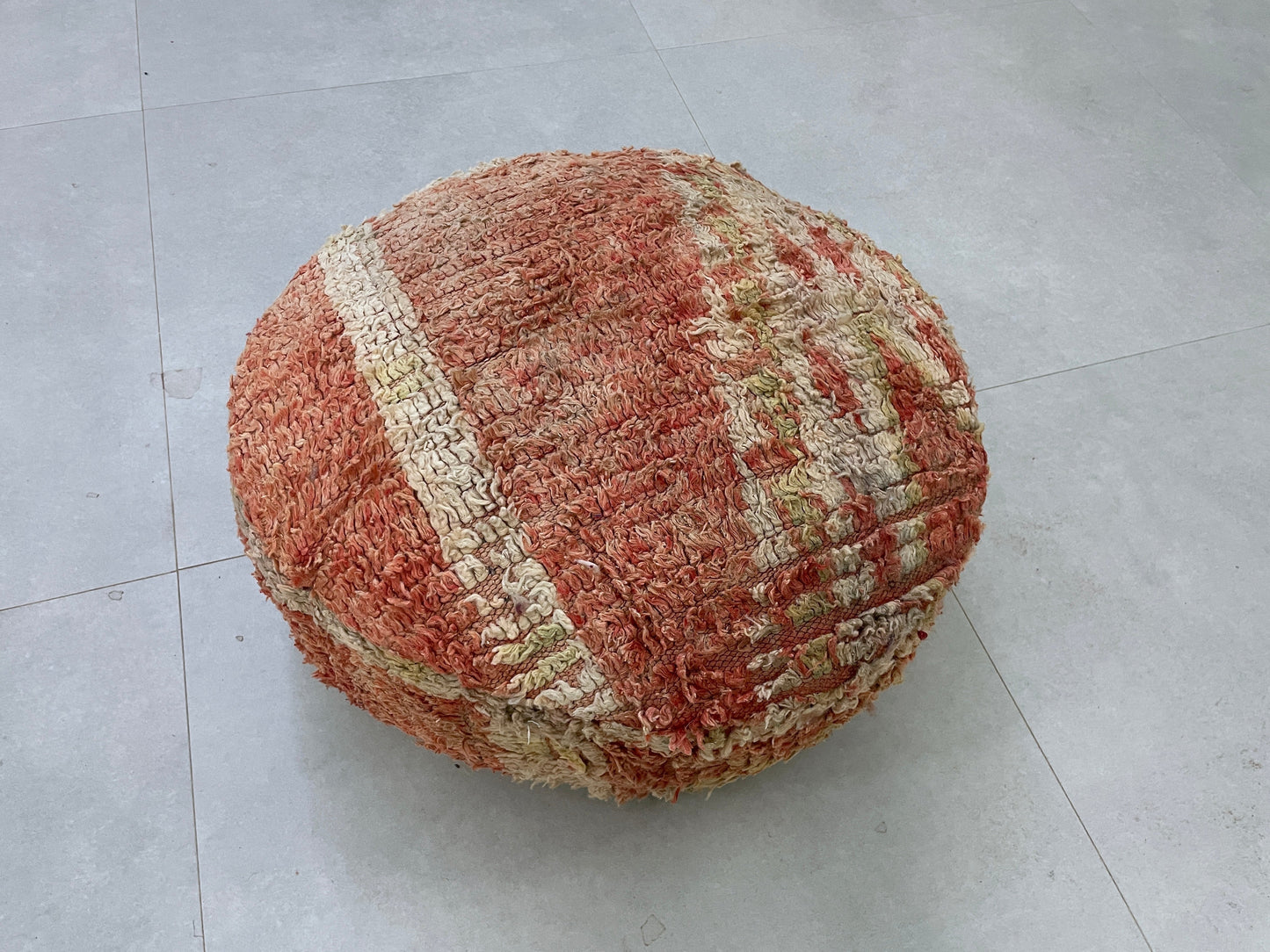 Round moroccan pouf cover - R29