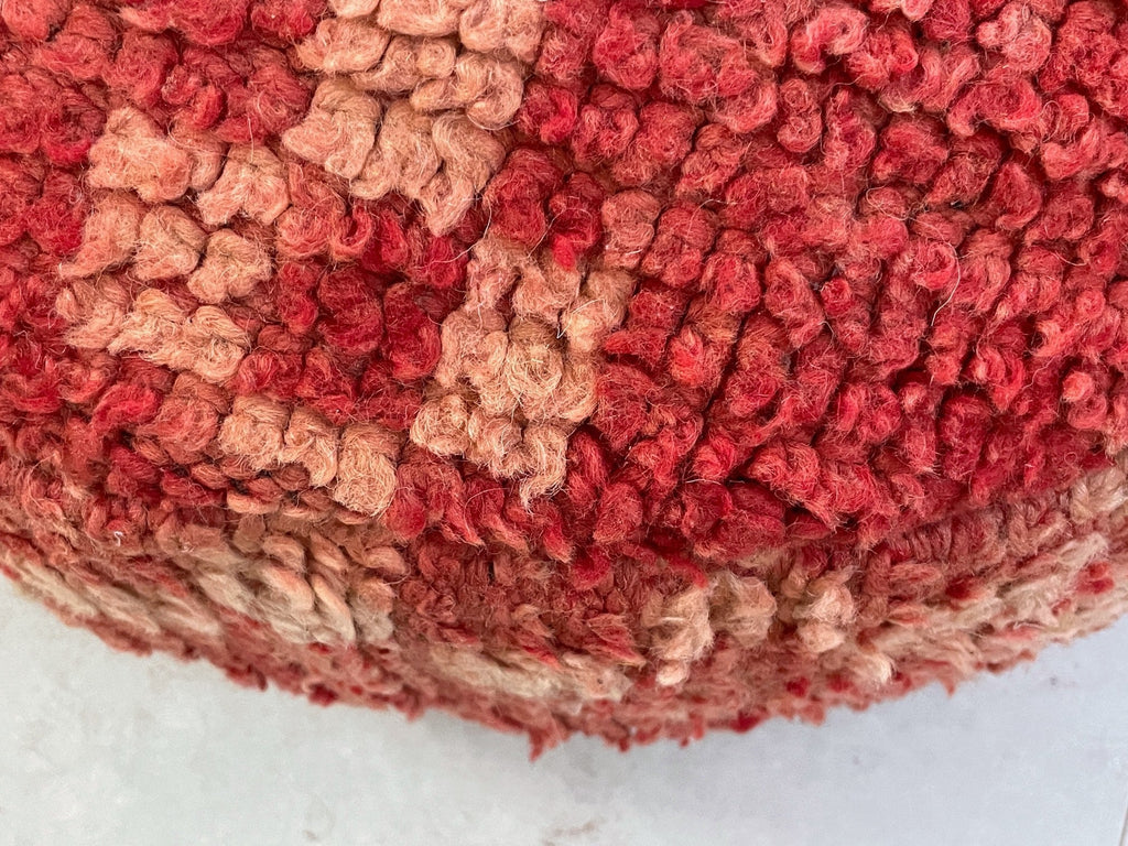 Round moroccan pouf cover - T35