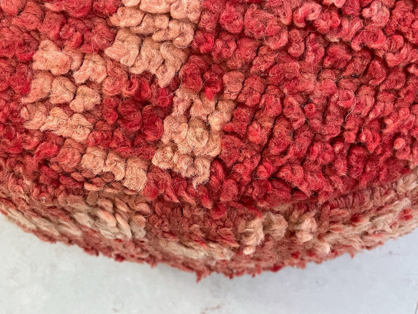 Round moroccan pouf cover - T35