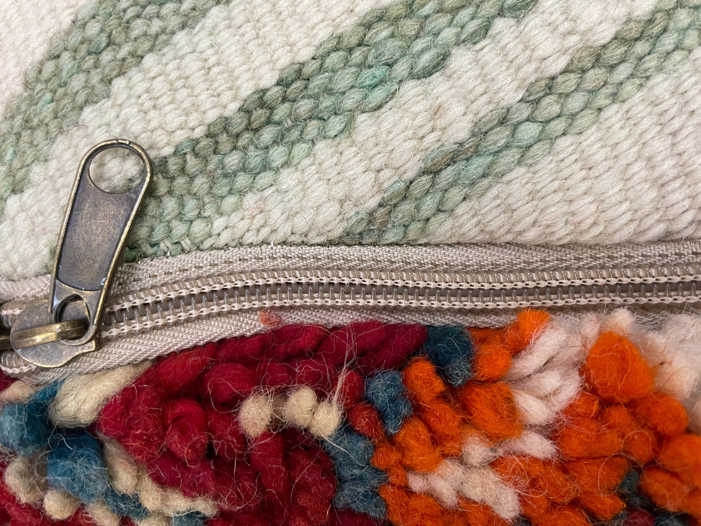 Round moroccan pouf cover - R49