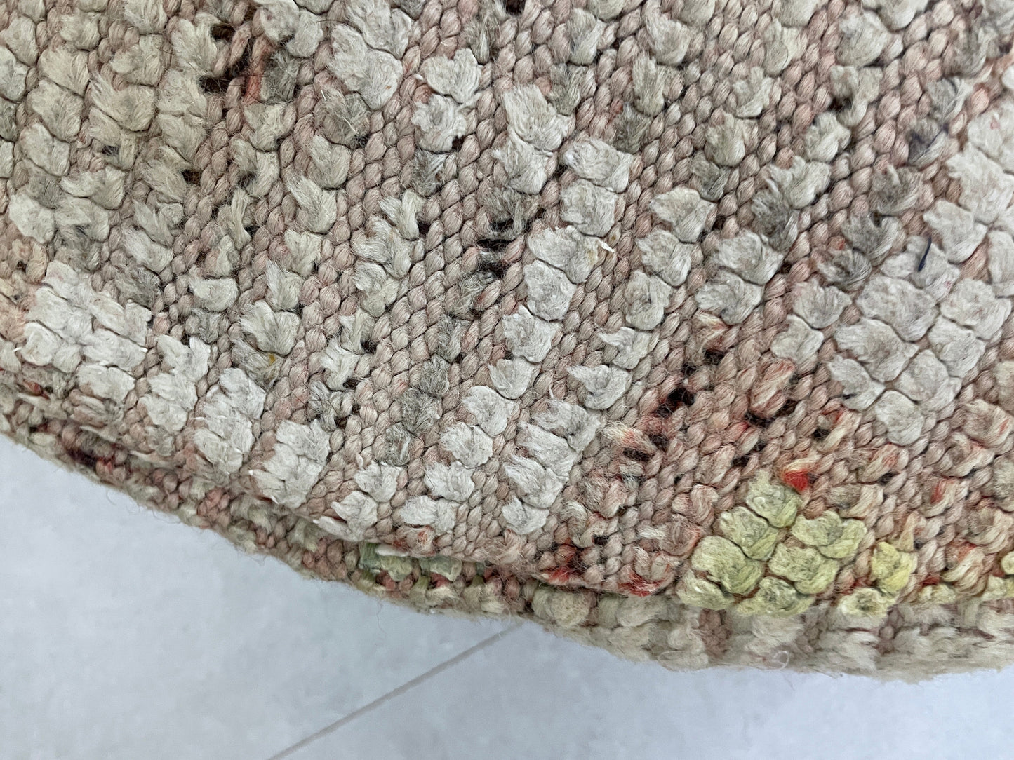 Round moroccan pouf cover - R24