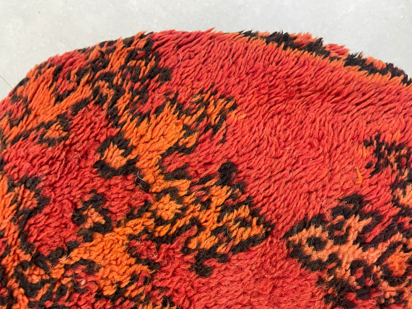 Round moroccan pouf cover - R7