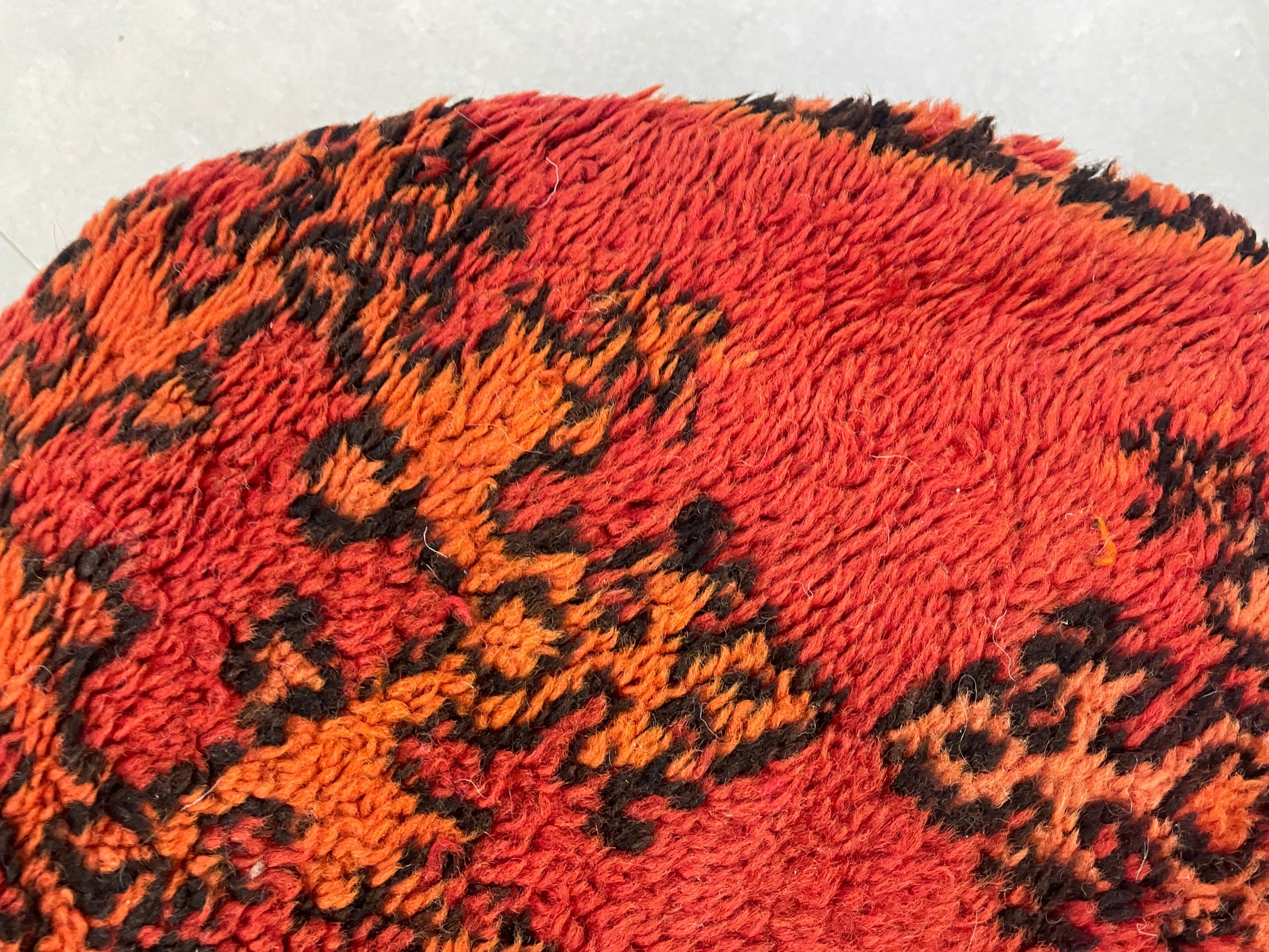 Round moroccan pouf cover - R7