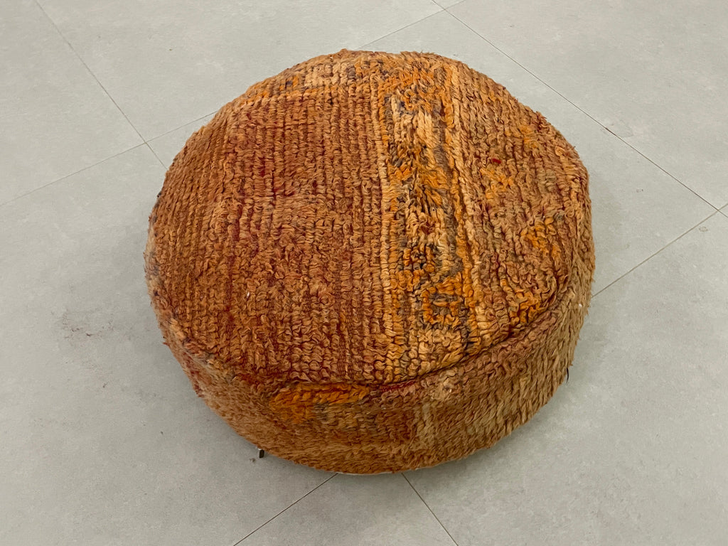 Round moroccan pouf cover - S15
