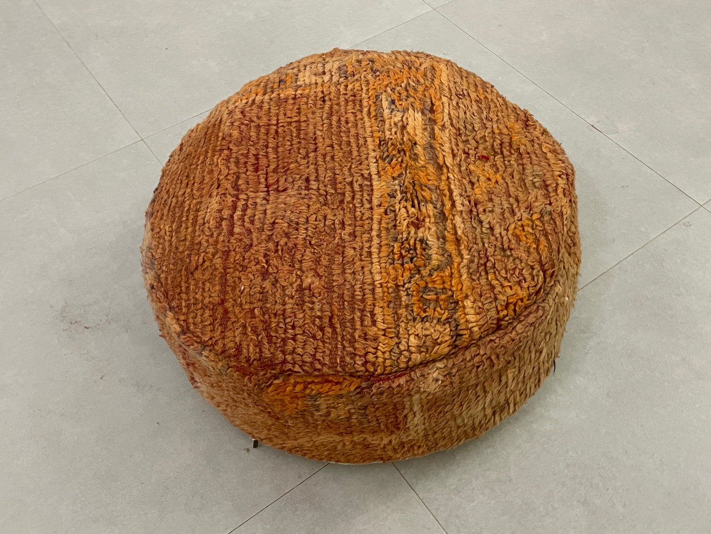 Round moroccan pouf cover - S15