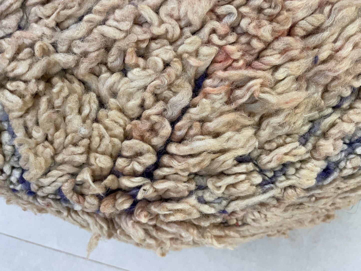 Round moroccan pouf cover - T41