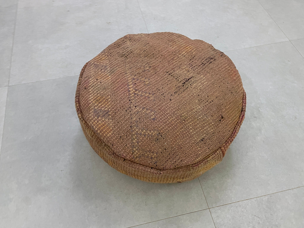 Round moroccan pouf cover - T18