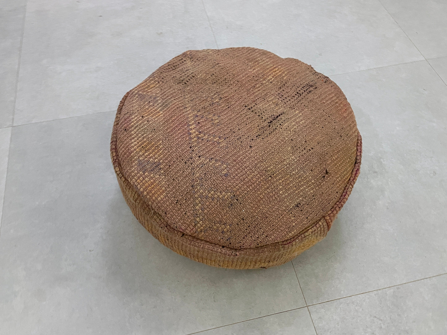 Round moroccan pouf cover - T18