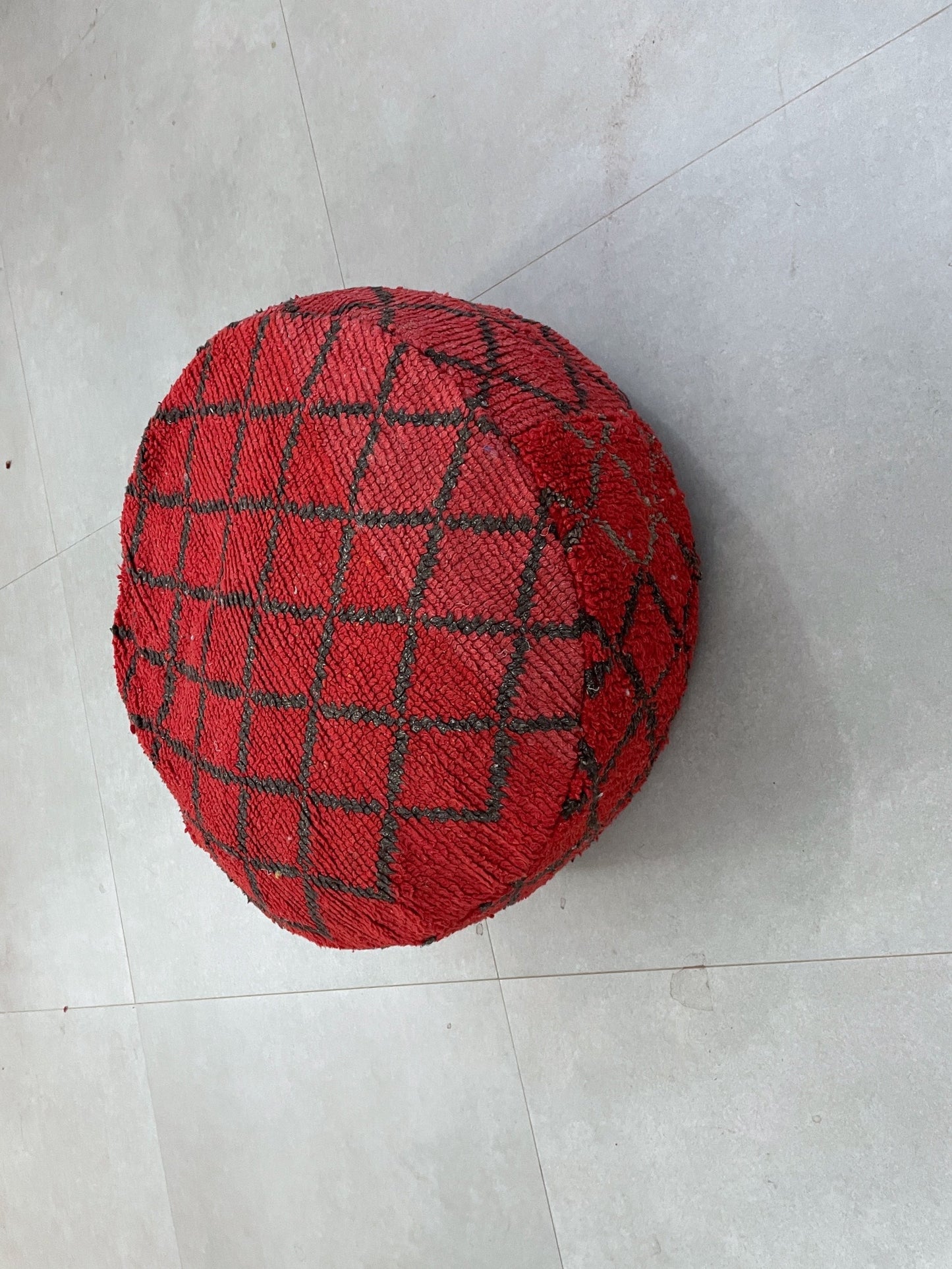 Round moroccan pouf cover - S66