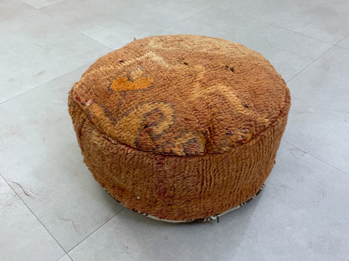 Round moroccan pouf cover - S13
