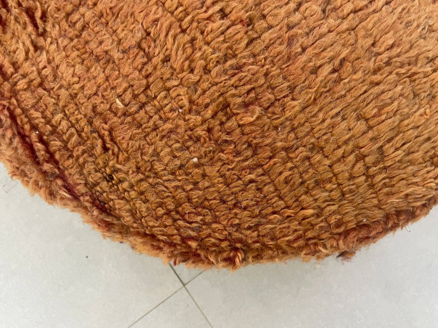 Round moroccan pouf cover - T15