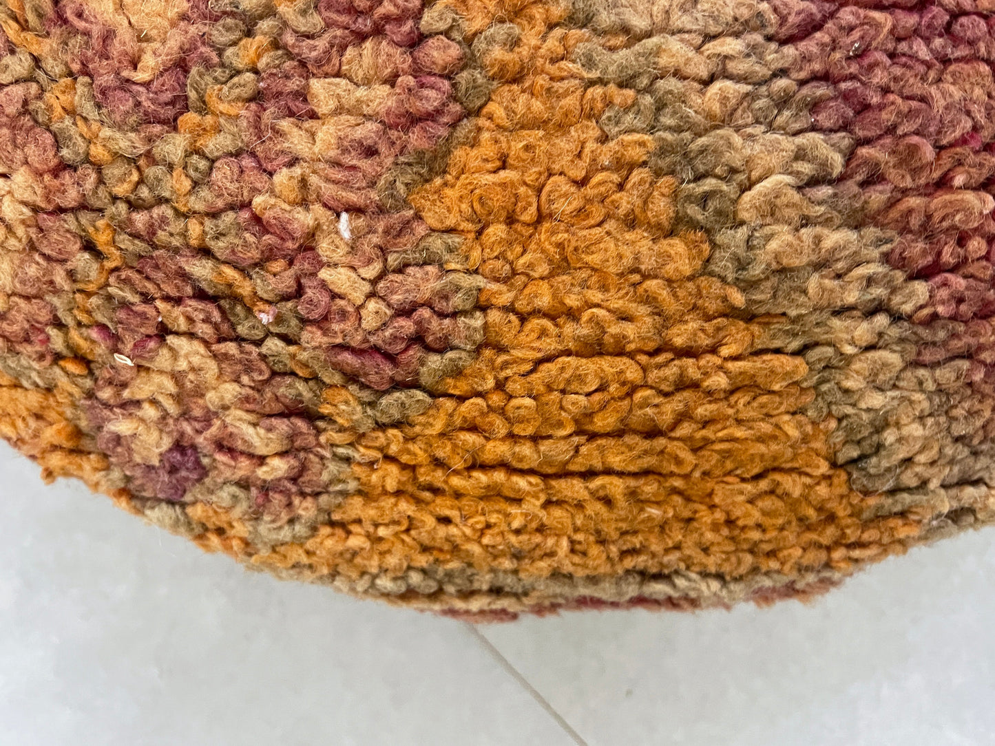 Round moroccan pouf cover - R8