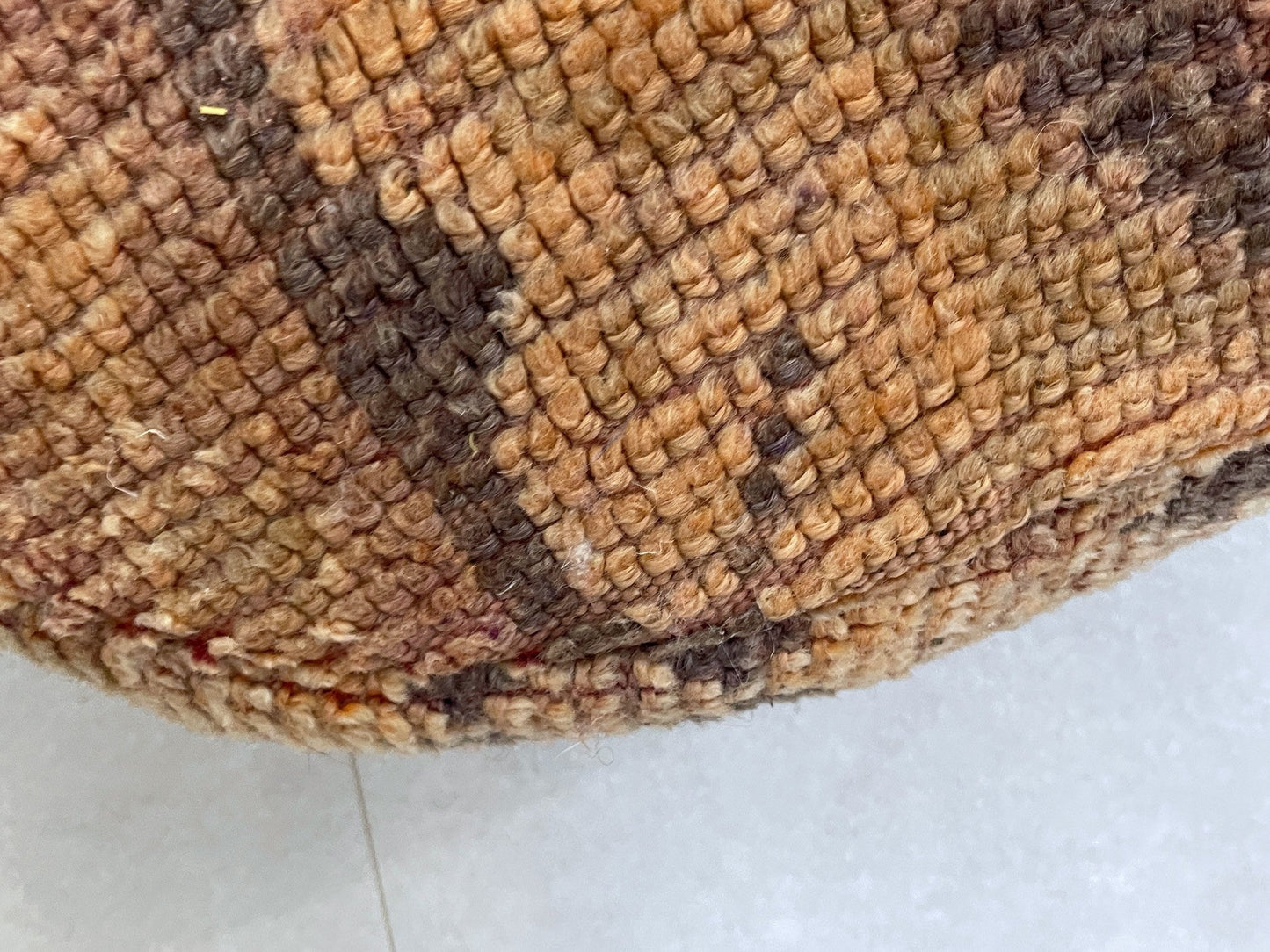 Round moroccan pouf cover - T13