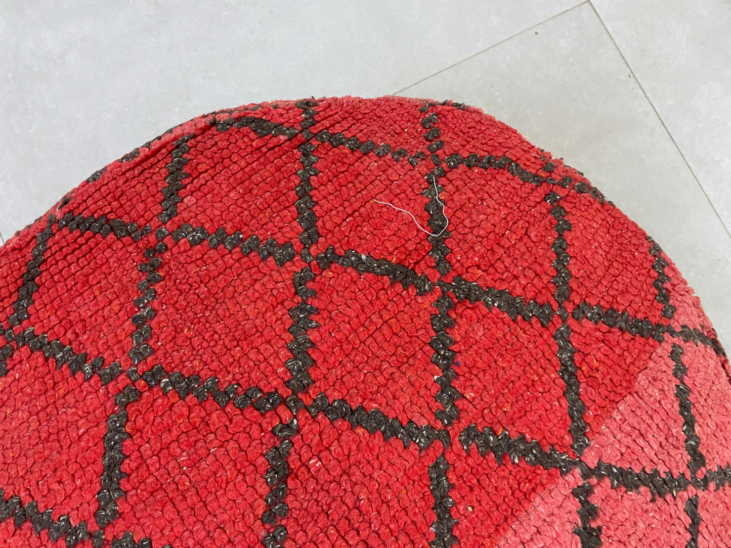 Round moroccan pouf cover - R51