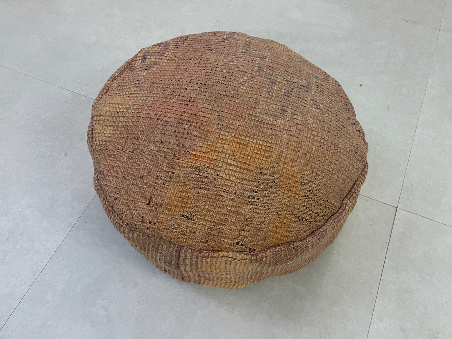 Round moroccan pouf cover - R64