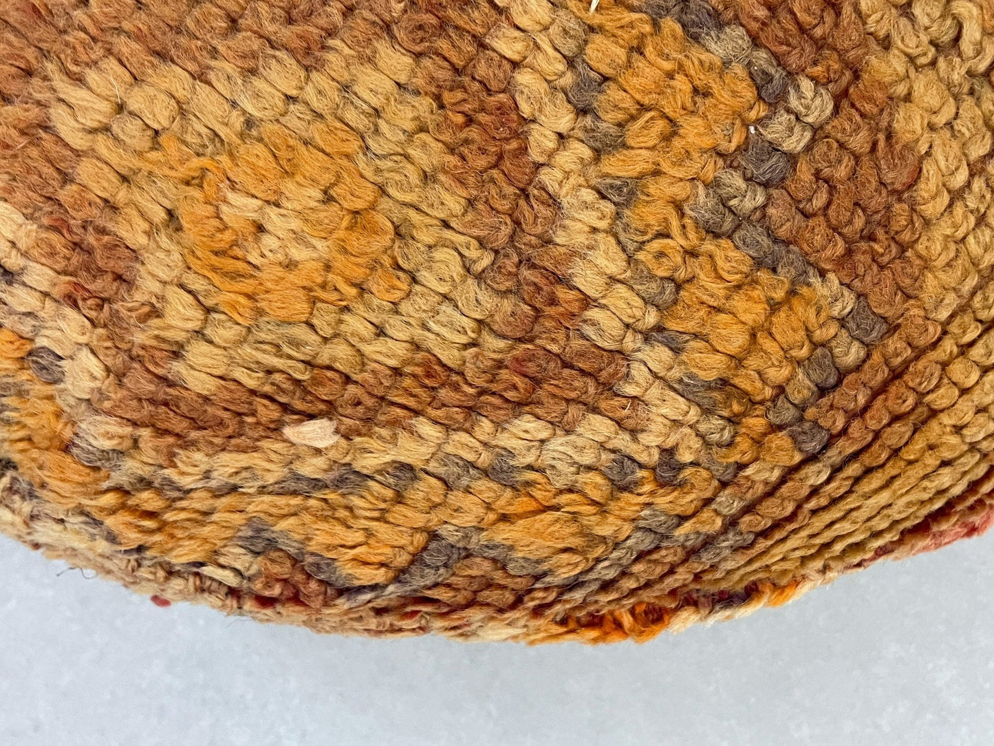 Round moroccan pouf cover - S42