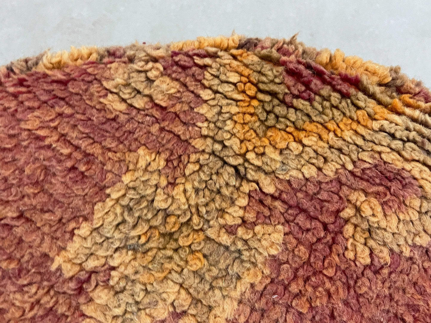 Round moroccan pouf cover - S31