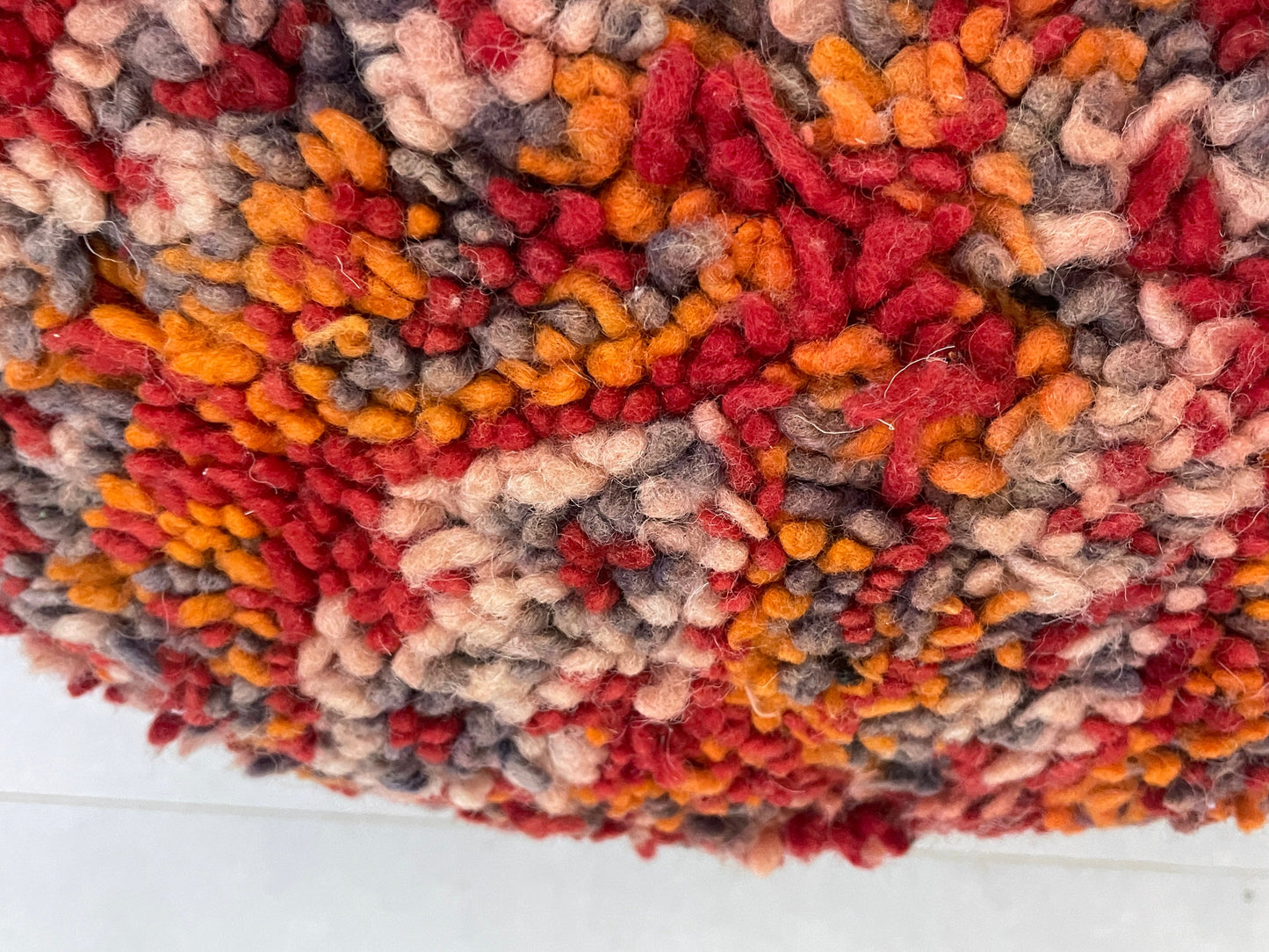 Round moroccan pouf cover - T66