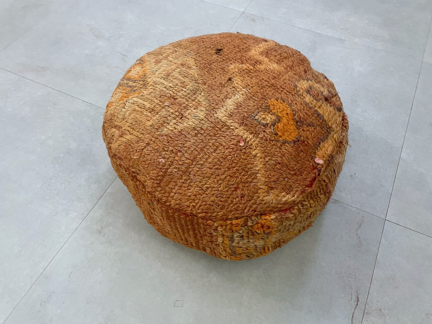 Round moroccan pouf cover - S13