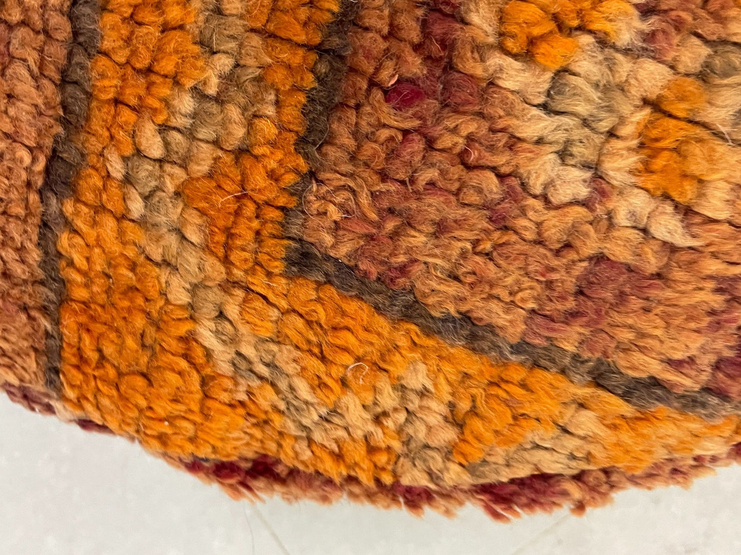 Round moroccan pouf cover - S44