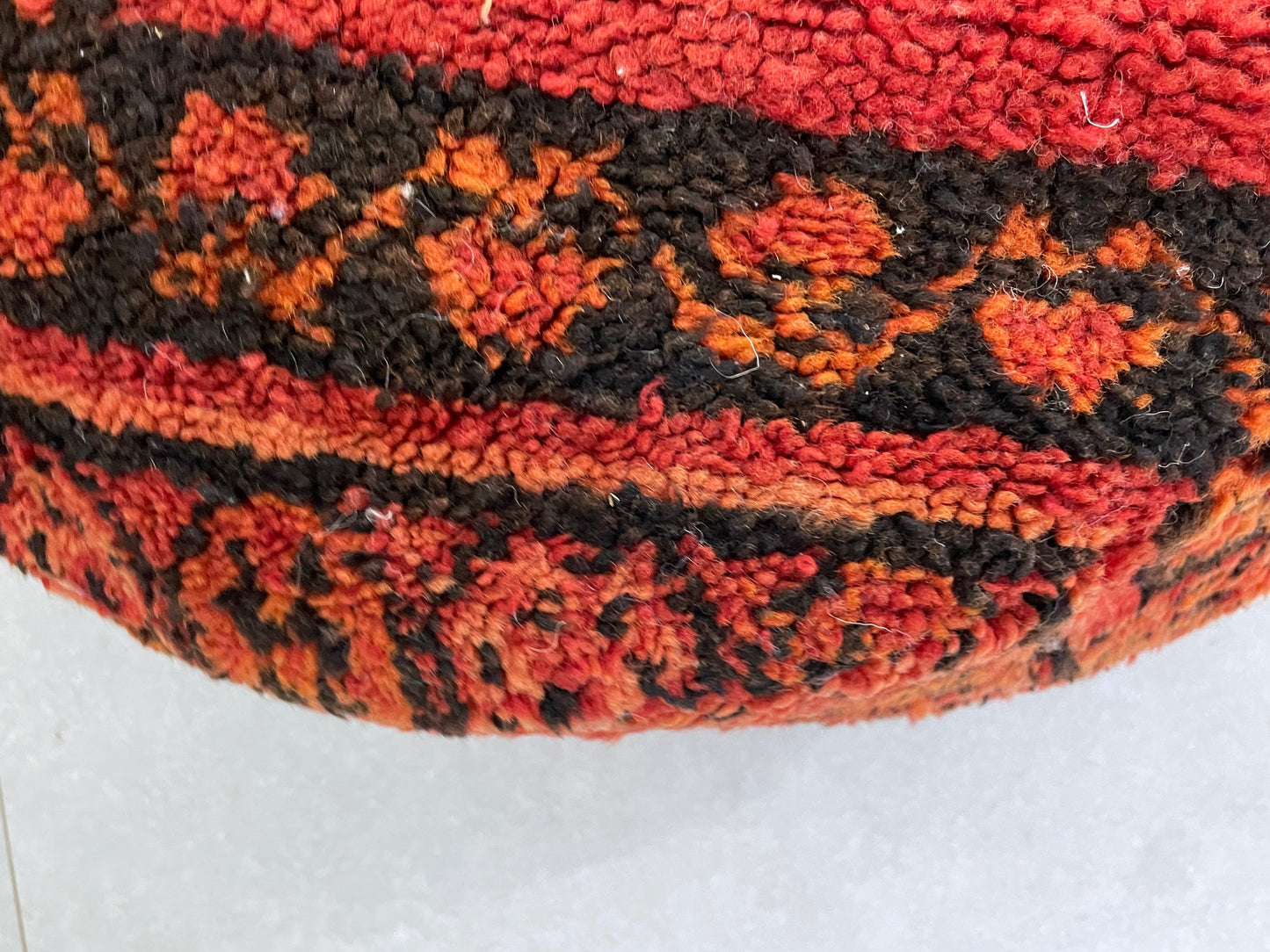 Round moroccan pouf cover - S64