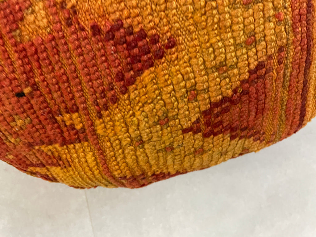 Round moroccan pouf cover - R46