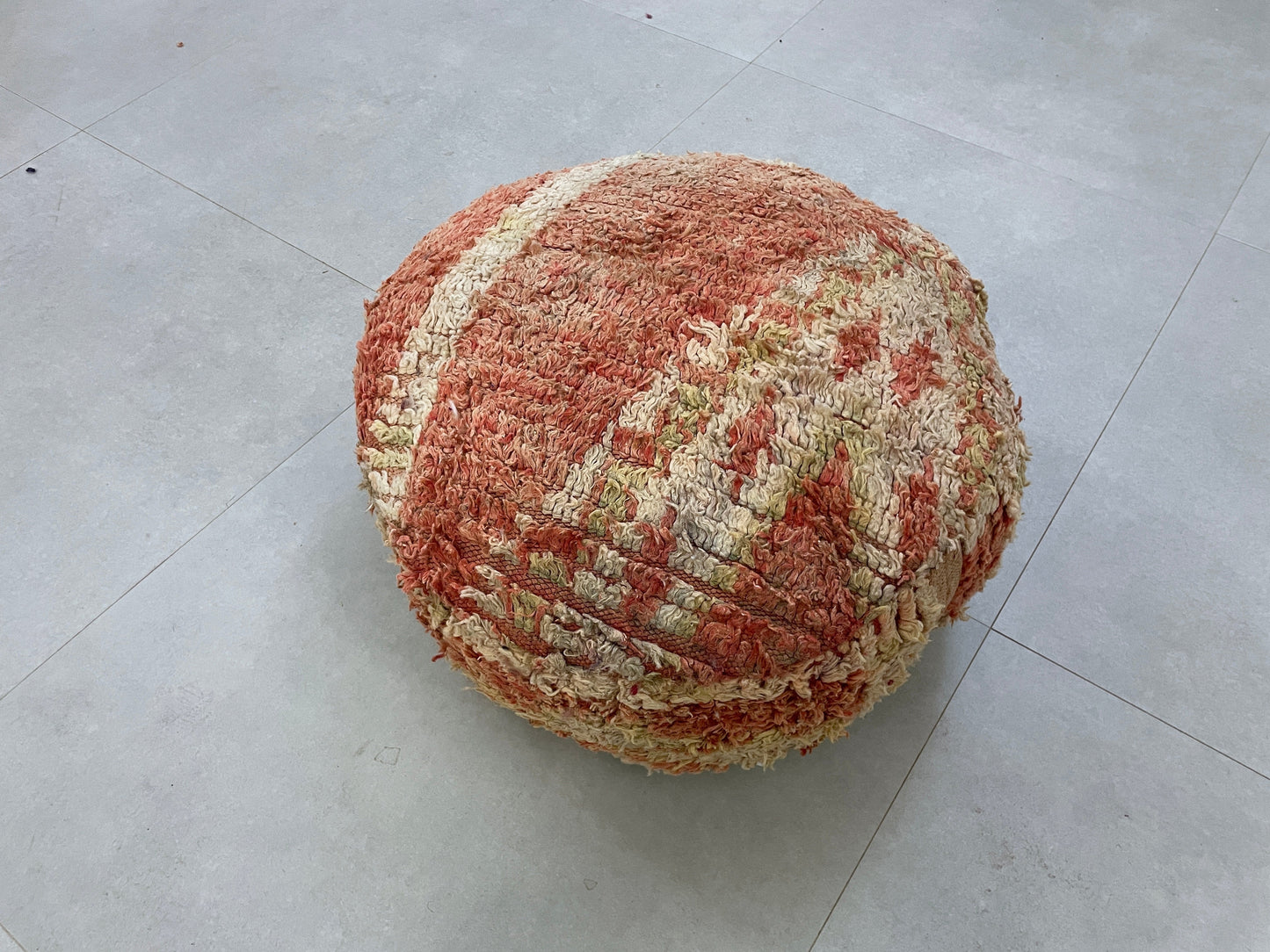 Round moroccan pouf cover - R29