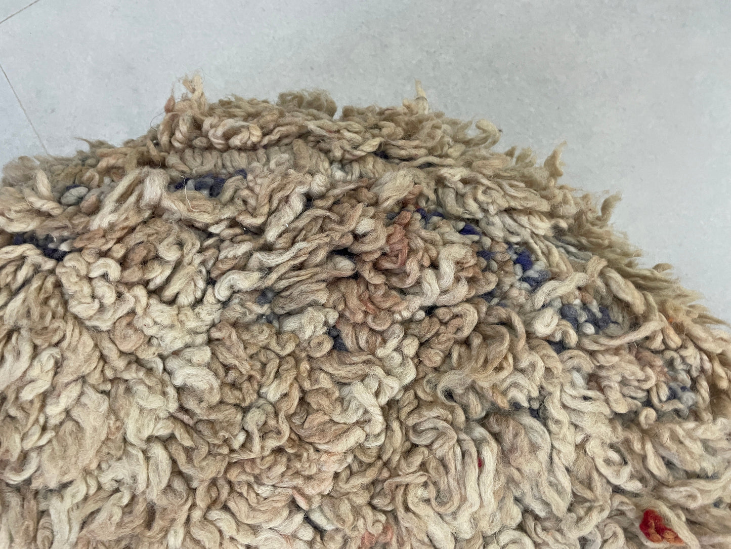 Round moroccan pouf cover - R6