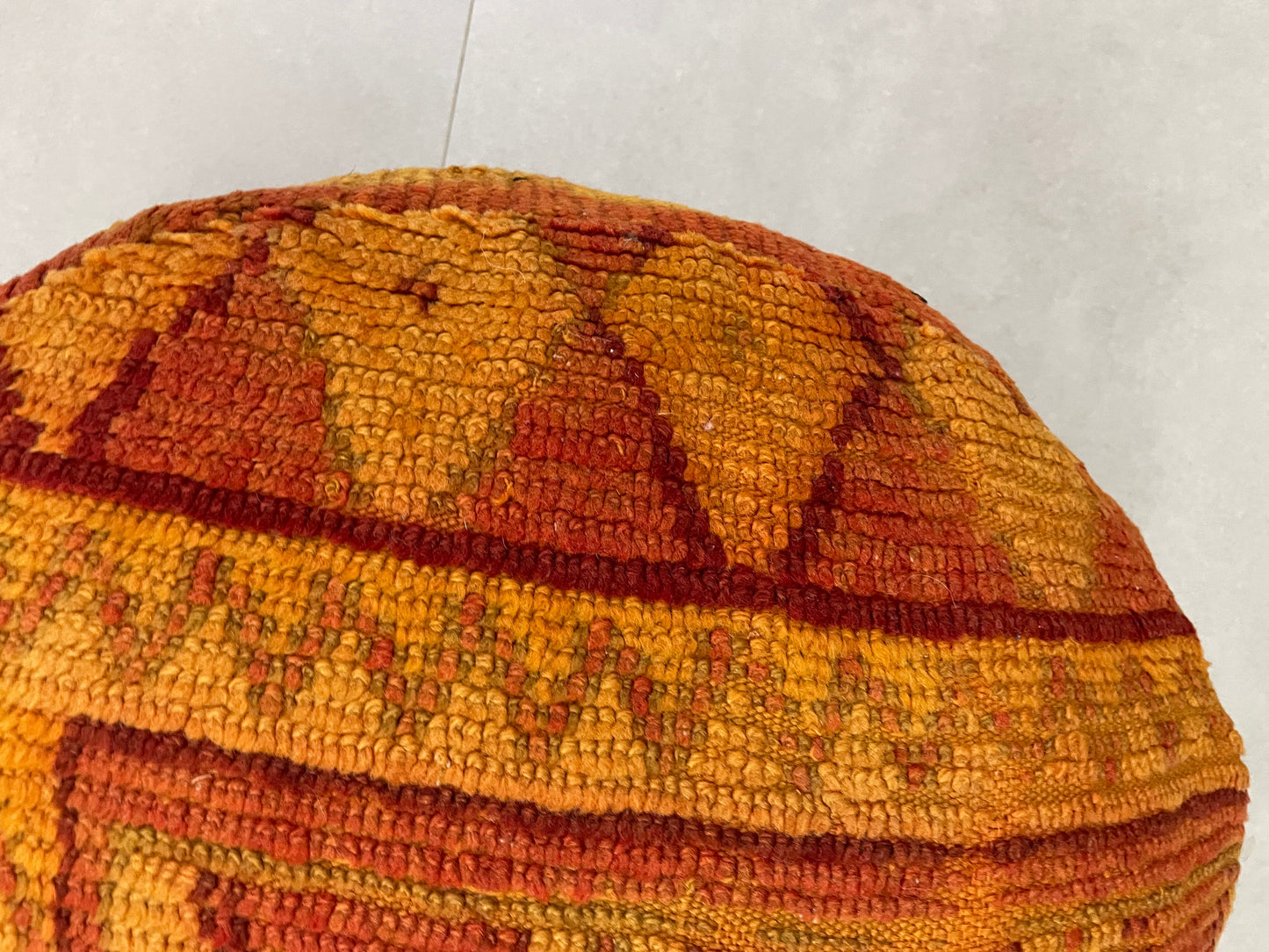 Round moroccan pouf cover - R46