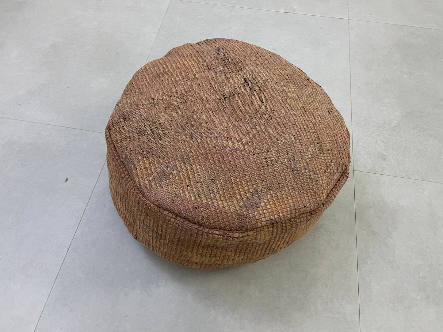 Round moroccan pouf cover - T18