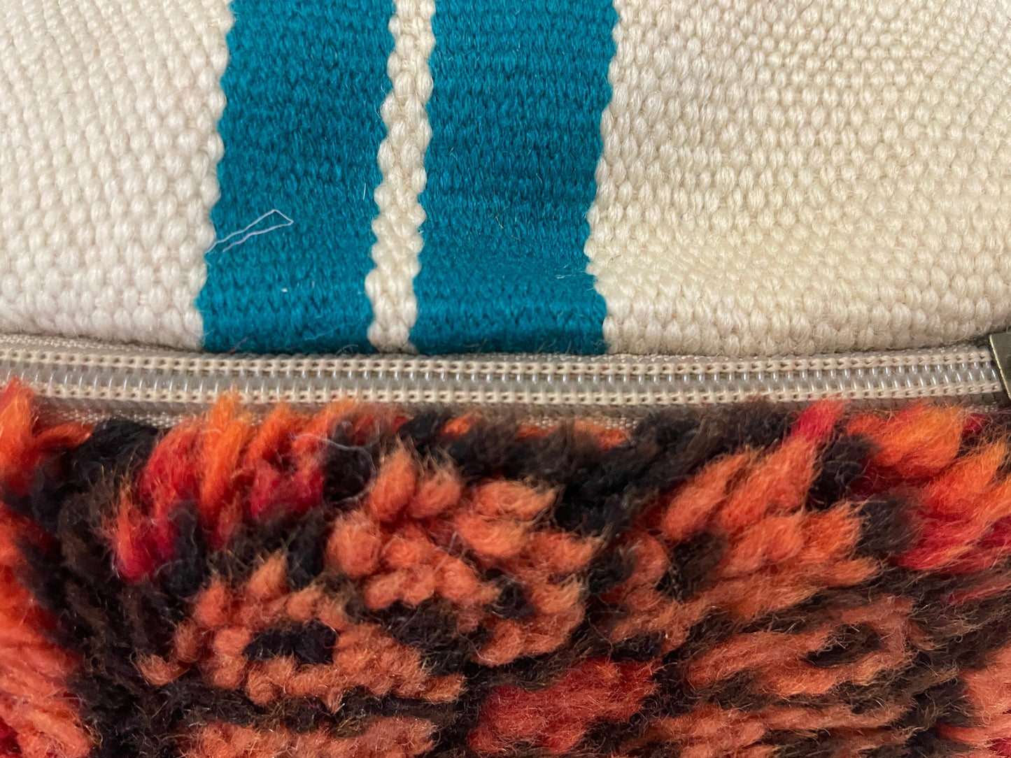 Round moroccan pouf cover - R7