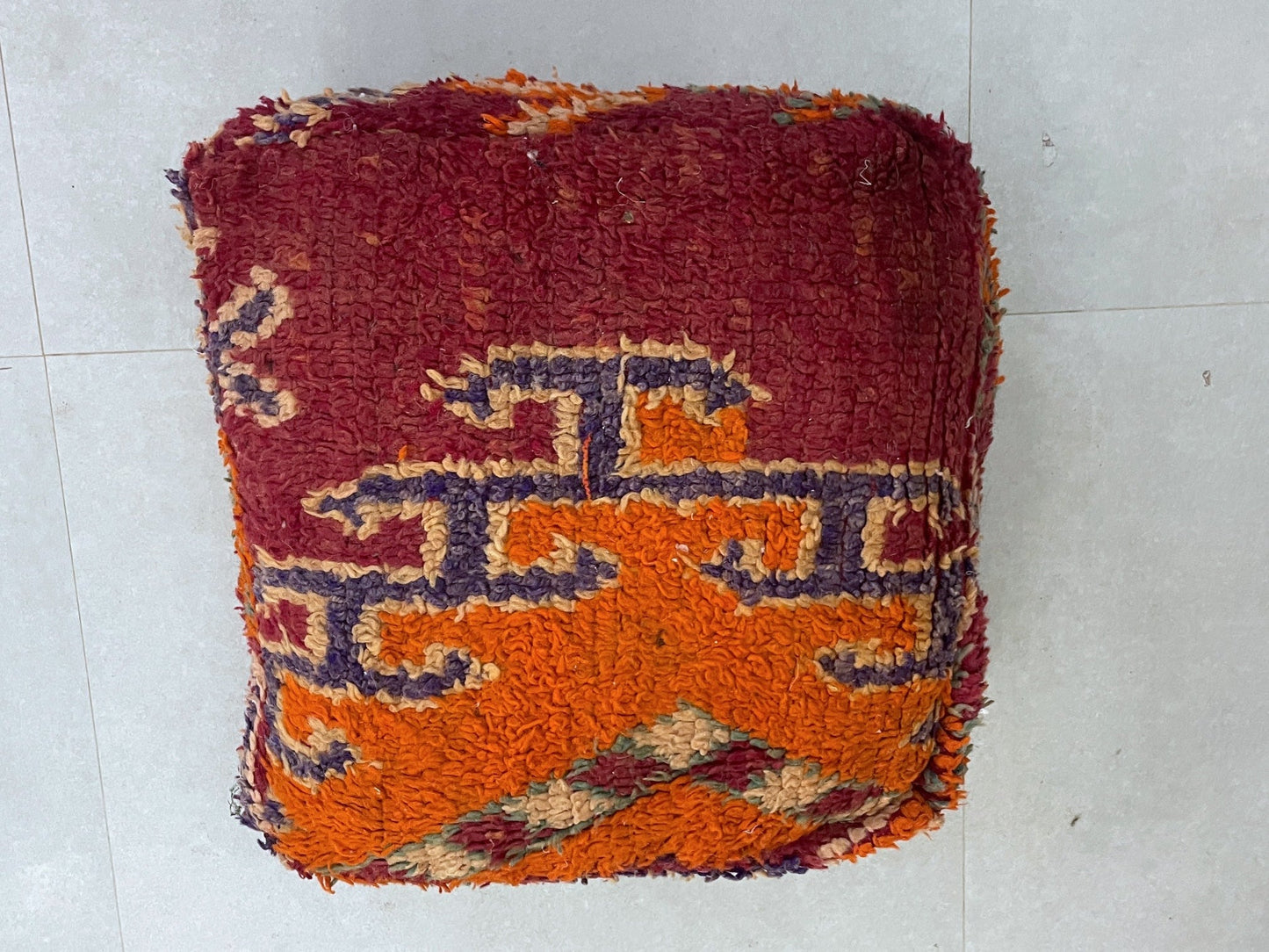 Moroccan floor pillow cover - V11